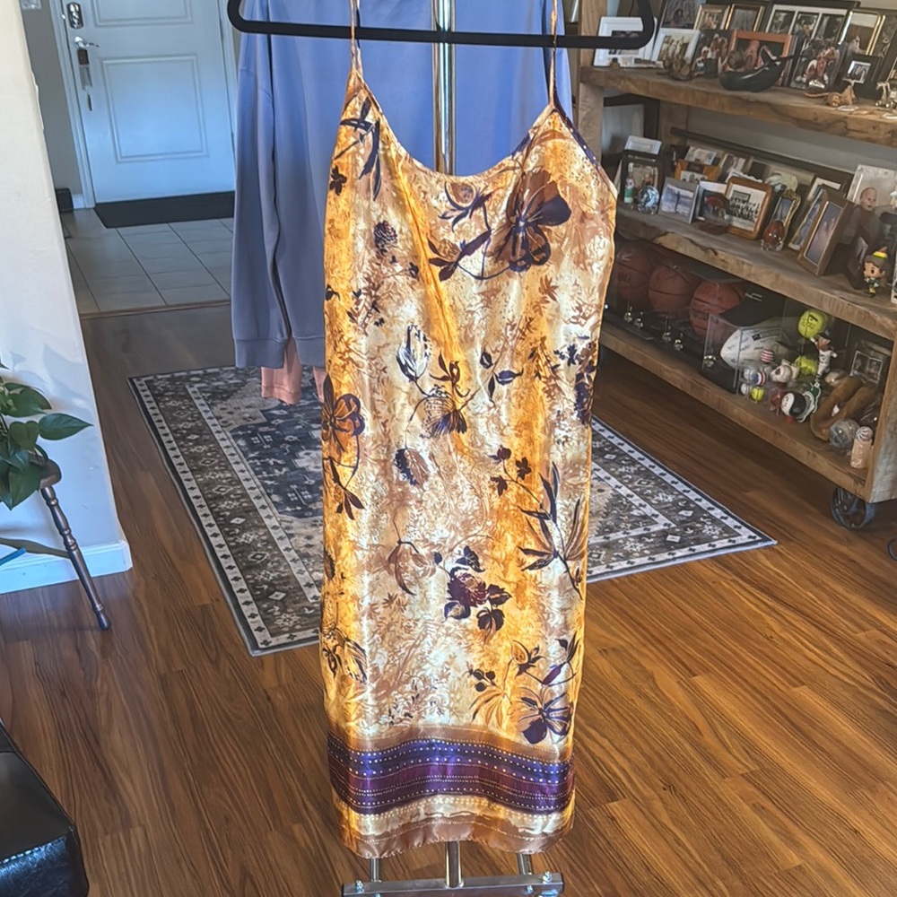 Vibrant Floral Midi Dress